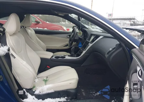 2019 Infiniti Q60 3.0T Red Sport 400 z USA, uszkodzony, nr VIN JN1FV7EL9KM440997